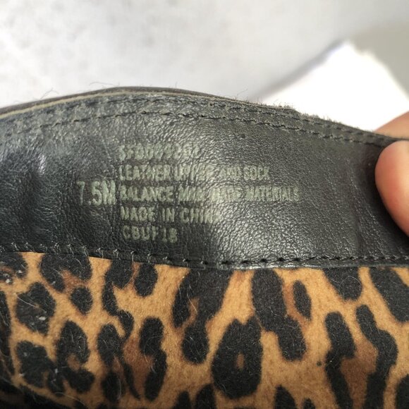 Sofft Boots Womens Size 7.5 Brown Knee High Leather Back Lace Zip Riding Tall - Picture 7 of 16